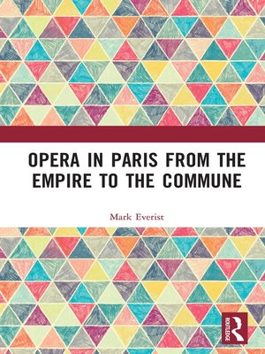 cover image of Opera in Paris from the Empire to the Commune